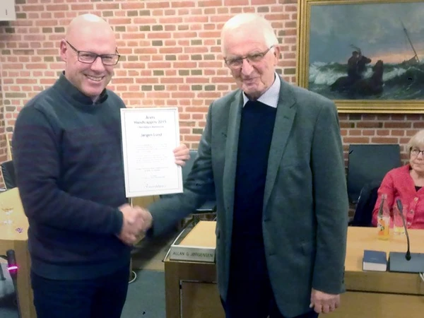 Jørgen Lund modtager handicappris 2015