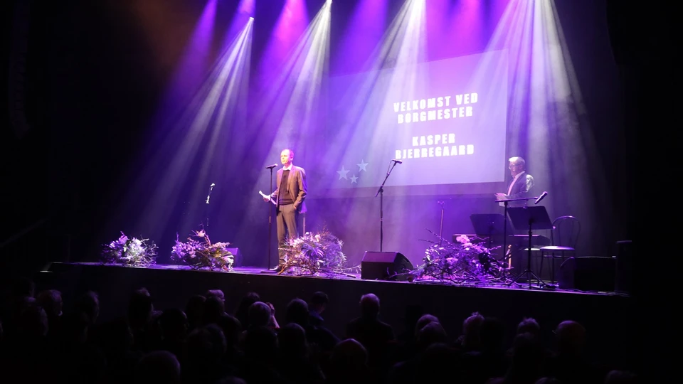 Borgmester Kasper Bjerregaard siger velkommen til Norddjurs Awards.