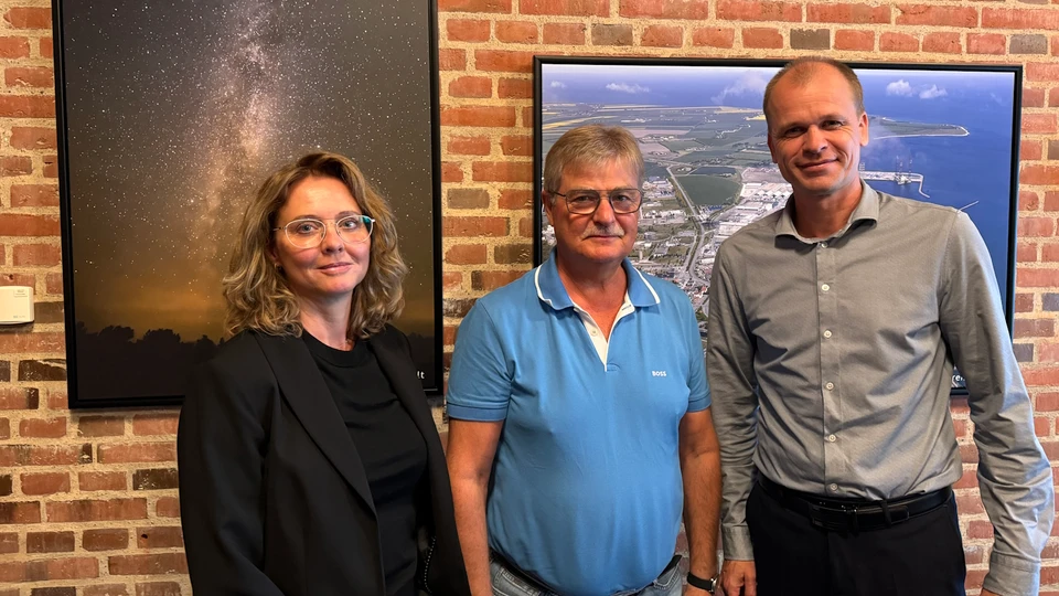 Tania Schimmel, forebyggelseschef, Det Kriminalpræventive Råd, Erik Christensen, formand, Det Kriminalpræventive Råd og Kasper Bjerregaard, borgmester i Norddjurs Kommune mødtes på rådhuset i Grenaa.